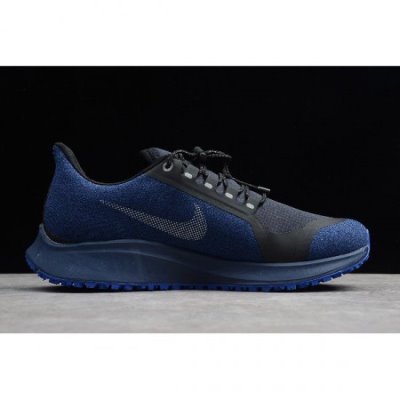 Nike Erkek Air Zoom Pegasus 35 Shield Siyah / Mavi Koşu Ayakkabısı Türkiye - V7ZH55HA